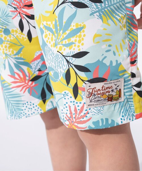 BREEZE（ブリーズ）の「/ワクワクビーチショーツ（水着・キッズ・パープル/ネイビー/オフホワイト/ターコイズブルー/オレンジ/グリーン/レインボー/チャコール・90/100/110/120/130/80/140）」の20枚目の写真