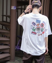 VISION STREET WEAR ビジョンストリートウェア ステッカープリントTシャツ