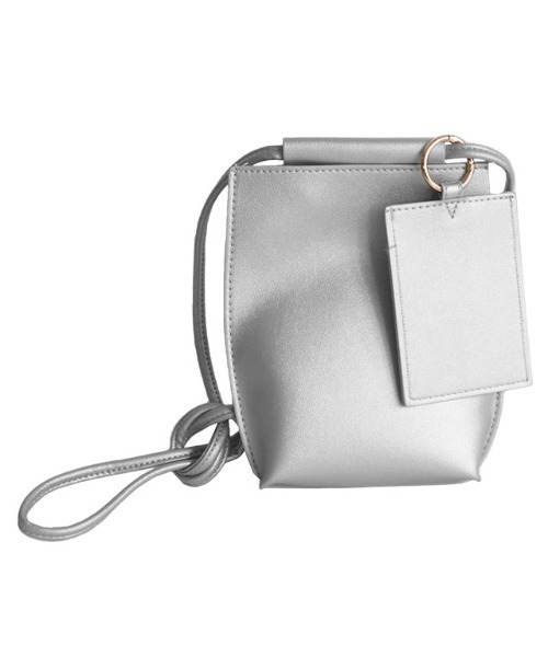 Pierrot（ピエロ）の「ミニポシェットショルダーバッグ（ショルダーバッグ・レディース・アイボリー/ブラック/グレイッシュベージュ/パープル/シルバー・FREE）」の9枚目の写真