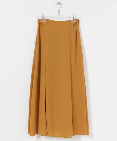 LAATO（ラート）の「TACK FLARE SKIRT（スカート・レディース・ベージュ/イエロー・FREE）」の3枚目の写真