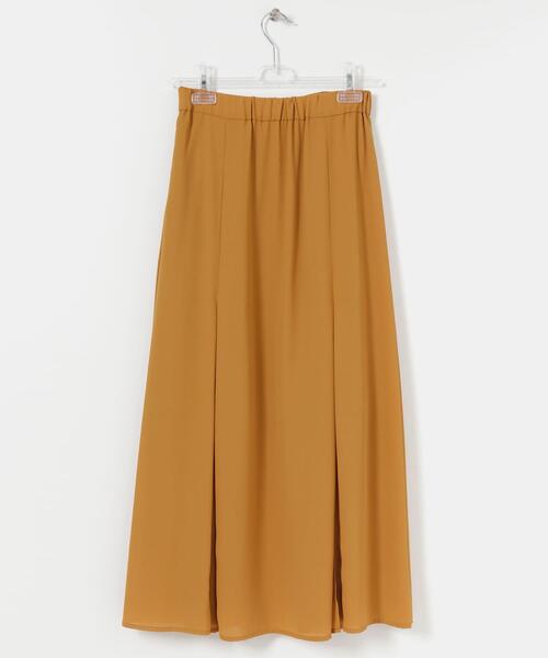 LAATO（ラート）の「TACK FLARE SKIRT（スカート・レディース・ベージュ/イエロー・FREE）」の5枚目の写真