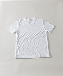 SKKONE（スコーネ）の「パイル Vネック ショートスリーブTシャツ（ルームウェア/パジャマ・メンズ）」