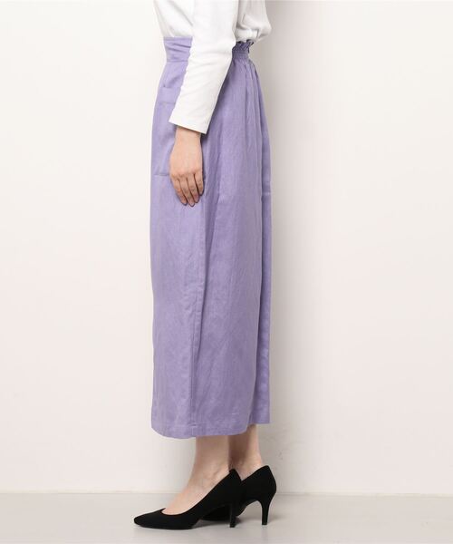 N.(N. Natural Beauty Basic)(エヌエヌナチュラルビューティーベーシック)の「麻混タイトスカート(スカート・レディース・ホワイト/パープル/グレー/レッド・SMALL/MEDIUM)」の8枚目の写真
