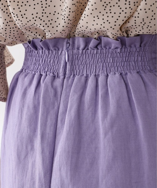 N.(N. Natural Beauty Basic)(エヌエヌナチュラルビューティーベーシック)の「麻混タイトスカート(スカート・レディース・ホワイト/パープル/グレー/レッド・SMALL/MEDIUM)」の19枚目の写真