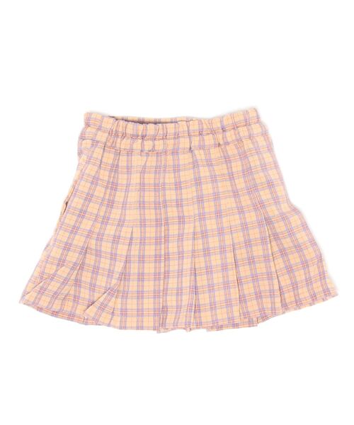 BABYDOLL（ベビードール）の「プリーツチェック スカート 6588K（デニムスカート・キッズ・ベビーピンク/イエロー・120cm/100cm/140cm/130cm/90cm/150cm/110cm/80ｃｍ）」の3枚目の写真