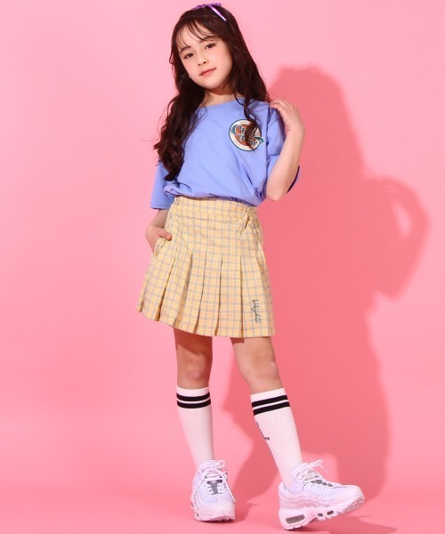 BABYDOLL（ベビードール）の「プリーツチェック スカート 6588K（デニムスカート・キッズ・ベビーピンク/イエロー・120cm/100cm/140cm/130cm/90cm/150cm/110cm/80ｃｍ）」の13枚目の写真
