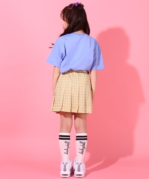 BABYDOLL（ベビードール）の「プリーツチェック スカート 6588K（デニムスカート・キッズ・ベビーピンク/イエロー・120cm/100cm/140cm/130cm/90cm/150cm/110cm/80ｃｍ）」の15枚目の写真