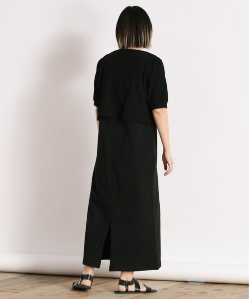cepo(セポ)の「【SET ITEM】ショートカーディガン+ノースリーブワンピース(ワンピース・レディース・ブラック/オレンジ/ブラック系その他・M)」の15枚目の写真