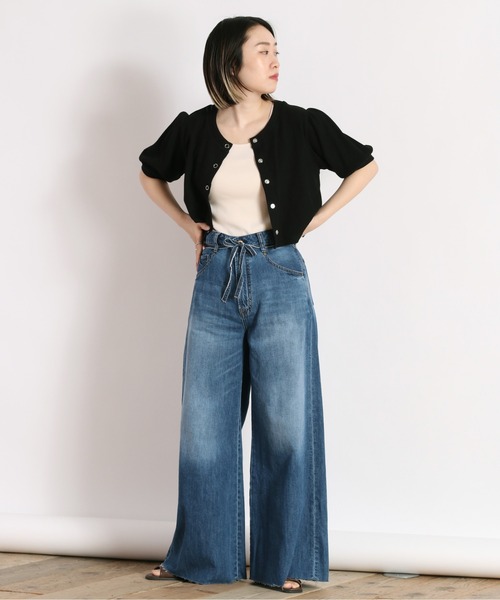 cepo(セポ)の「【SET ITEM】ショートカーディガン+ノースリーブワンピース(ワンピース・レディース・ブラック/オレンジ/ブラック系その他・M)」の16枚目の写真