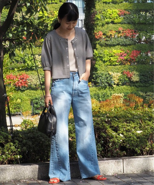 cepo(セポ)の「【SET ITEM】ショートカーディガン+ノースリーブワンピース(ワンピース・レディース・ブラック/オレンジ/ブラック系その他・M)」の4枚目の写真