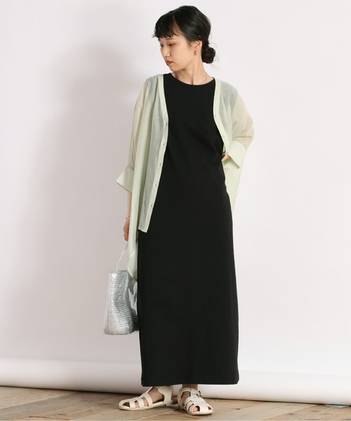 cepo(セポ)の「【SET ITEM】ショートカーディガン+ノースリーブワンピース(ワンピース・レディース・ブラック/オレンジ/ブラック系その他・M)」の22枚目の写真