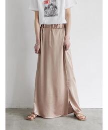 rem closet | ワッシャーサテンロングスカート(スカート)