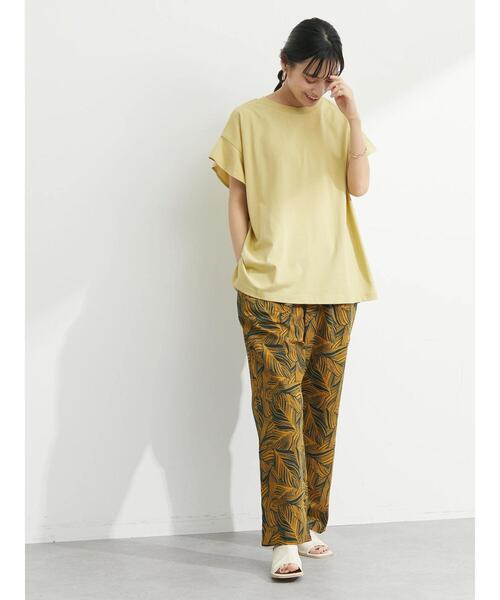 Sugar spoon(シュガースプーン)の「・SUGAR SPOON ラッフルスリーブTシャツ(Tシャツ/カットソー・レディース・ブラック/ネイビー/オフホワイト/イエロー・FREE)」の7枚目の写真