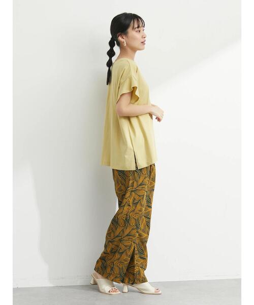 Sugar spoon(シュガースプーン)の「・SUGAR SPOON ラッフルスリーブTシャツ(Tシャツ/カットソー・レディース・ブラック/ネイビー/オフホワイト/イエロー・FREE)」の21枚目の写真