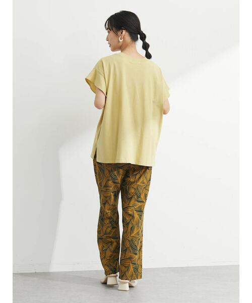 Sugar spoon(シュガースプーン)の「・SUGAR SPOON ラッフルスリーブTシャツ(Tシャツ/カットソー・レディース・ブラック/ネイビー/オフホワイト/イエロー・FREE)」の12枚目の写真