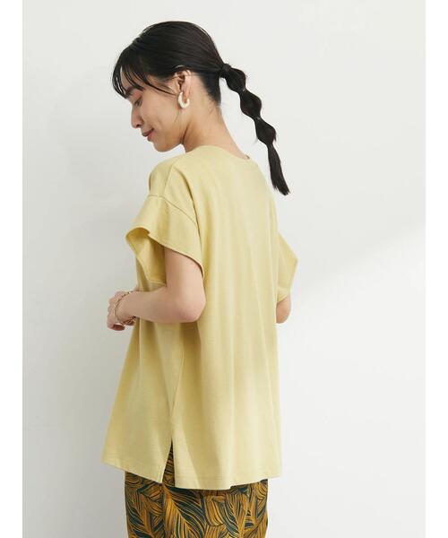 Sugar spoon(シュガースプーン)の「・SUGAR SPOON ラッフルスリーブTシャツ(Tシャツ/カットソー・レディース・ブラック/ネイビー/オフホワイト/イエロー・FREE)」の18枚目の写真