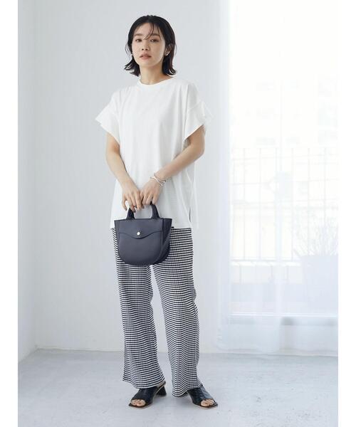 Sugar spoon(シュガースプーン)の「・SUGAR SPOON ラッフルスリーブTシャツ(Tシャツ/カットソー・レディース・ブラック/ネイビー/オフホワイト/イエロー・FREE)」の22枚目の写真