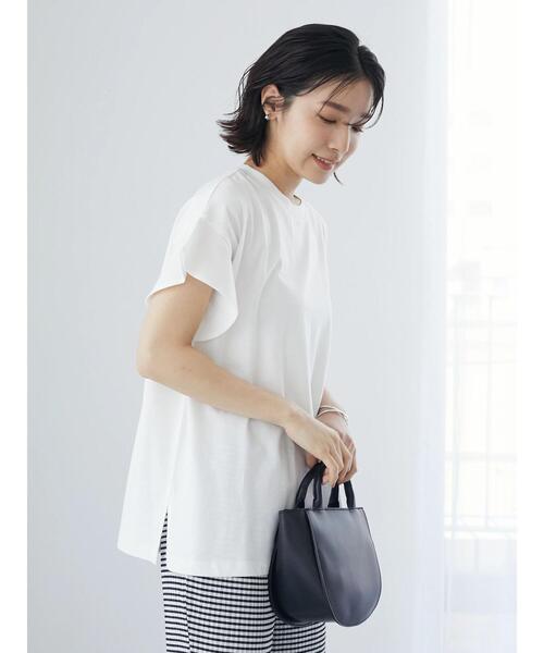 Sugar spoon(シュガースプーン)の「・SUGAR SPOON ラッフルスリーブTシャツ(Tシャツ/カットソー・レディース・ブラック/ネイビー/オフホワイト/イエロー・FREE)」の19枚目の写真