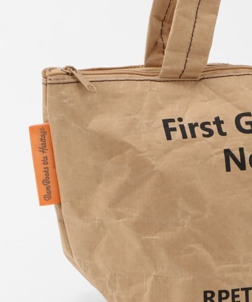 TOSSDICE / BamBooks the Heritage（トスダイス／バンブックスザヘリテイジ）の「【 TOSSDICE / トスダイス 】 RECYCLED PET BOTTLE PAPER "Mini Tote" / リサイクル ペットボトル ペーパー ミニトート（トートバッグ・レディース・ベージュ・FREE）」の9枚目の写真