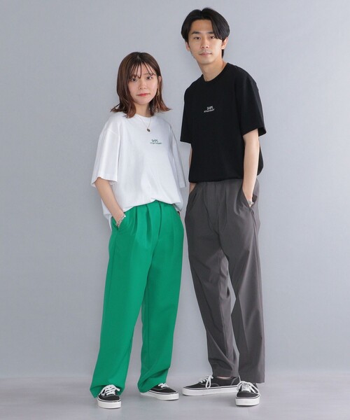 SHIPS（シップス）の「*SHIPS: STYLISH STANDARD ロゴ 刺繍 Tシャツ（Tシャツ/カットソー・メンズ・ホワイト/ライトホワイト/ブラック/ダークグレー/ライトグリーン/ライトブルー・SMALL/MEDIUM/LARGE/X-LARGE/XX-LARGE）」の12枚目の写真