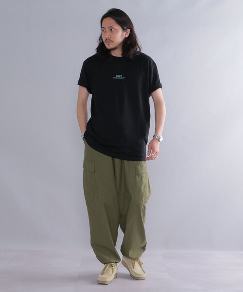 SHIPS（シップス）の「*SHIPS: STYLISH STANDARD ロゴ 刺繍 Tシャツ（Tシャツ/カットソー・メンズ・ホワイト/ライトホワイト/ブラック/ダークグレー/ライトグリーン/ライトブルー・SMALL/MEDIUM/LARGE/X-LARGE/XX-LARGE）」の17枚目の写真