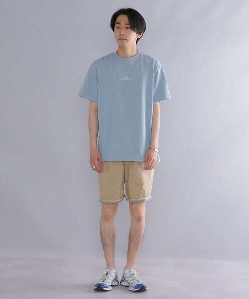 SHIPS（シップス）の「*SHIPS: STYLISH STANDARD ロゴ 刺繍 Tシャツ（Tシャツ/カットソー・メンズ・ホワイト/ライトホワイト/ブラック/ダークグレー/ライトグリーン/ライトブルー・SMALL/MEDIUM/LARGE/X-LARGE/XX-LARGE）」の13枚目の写真