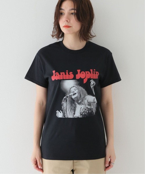JOINT WORKS(ジョイントワークス)の「【BLUESCENTRIC/ブルースセントリック】PEACE JANIS JOPLIN(Tシャツ/カットソー・レディース・ブラック/ホワイト・SMALL)」の13枚目の写真