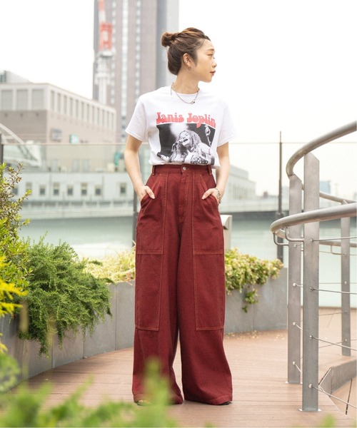 JOINT WORKS(ジョイントワークス)の「【BLUESCENTRIC/ブルースセントリック】PEACE JANIS JOPLIN(Tシャツ/カットソー・レディース・ブラック/ホワイト・SMALL)」の17枚目の写真