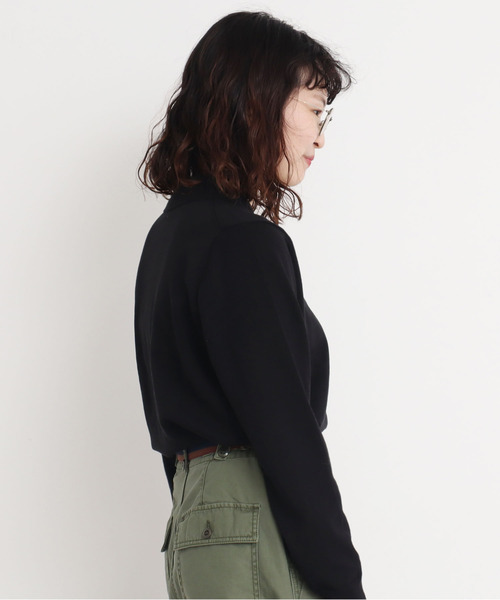 CHILD WOMAN（チャイルドウーマン）の「4/101 CRAFT14GG 刺繍衿付き長袖プルオーバー（ニット/セーター・レディース・ブラック/レッド/ネイビー・FREE）」の22枚目の写真