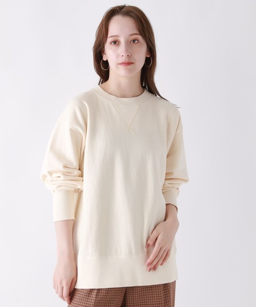 BABYLONE（バビロン）の「BABYLONE / ピグメントダイスウェット（スウェット・レディース・アイボリー/グレー系その他/レモンイエロー・フリー）」の20枚目の写真