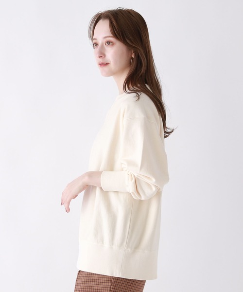 BABYLONE（バビロン）の「BABYLONE / ピグメントダイスウェット（スウェット・レディース・アイボリー/グレー系その他/レモンイエロー・フリー）」の19枚目の写真