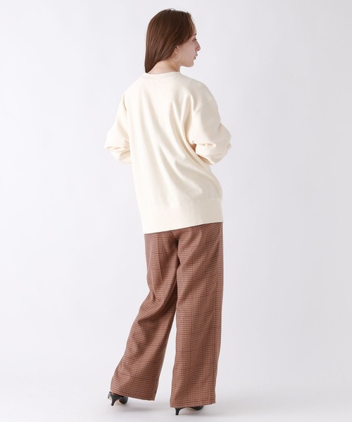 BABYLONE（バビロン）の「BABYLONE / ピグメントダイスウェット（スウェット・レディース・アイボリー/グレー系その他/レモンイエロー・フリー）」の6枚目の写真