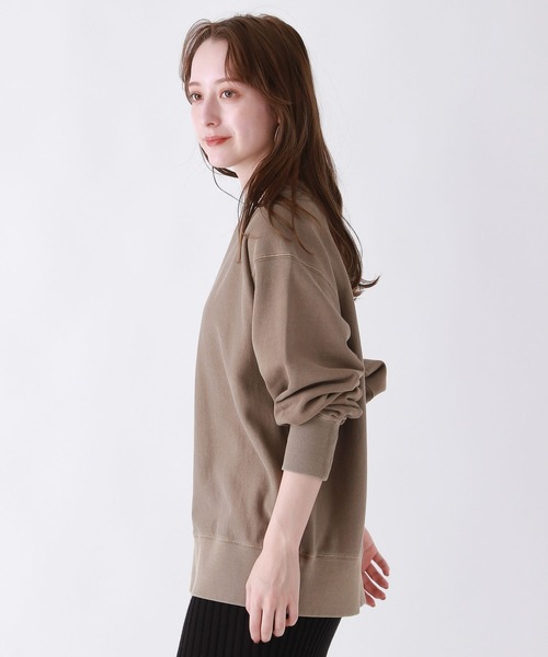 BABYLONE（バビロン）の「BABYLONE / ピグメントダイスウェット（スウェット・レディース・アイボリー/グレー系その他/レモンイエロー・フリー）」の14枚目の写真