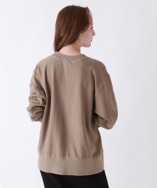 BABYLONE（バビロン）の「BABYLONE / ピグメントダイスウェット（スウェット・レディース・アイボリー/グレー系その他/レモンイエロー・フリー）」の15枚目の写真