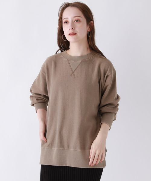 BABYLONE（バビロン）の「BABYLONE / ピグメントダイスウェット（スウェット・レディース・アイボリー/グレー系その他/レモンイエロー・フリー）」の13枚目の写真