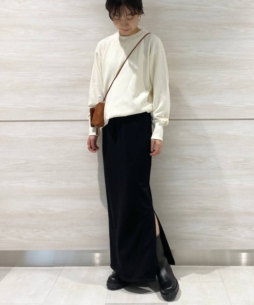 BABYLONE（バビロン）の「BABYLONE / ピグメントダイスウェット（スウェット・レディース・アイボリー/グレー系その他/レモンイエロー・フリー）」の22枚目の写真