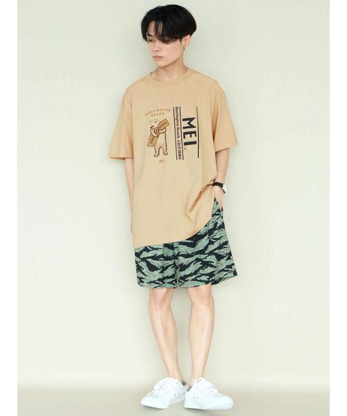 MEI（メイ）の「MEI HUNTINGTON BEACH　＊（Tシャツ/カットソー・レディース・ホワイト/ベージュ・M/L/XL）」の11枚目の写真