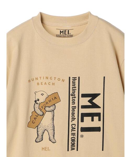 MEI（メイ）の「MEI HUNTINGTON BEACH　＊（Tシャツ/カットソー・レディース・ホワイト/ベージュ・M/L/XL）」の22枚目の写真