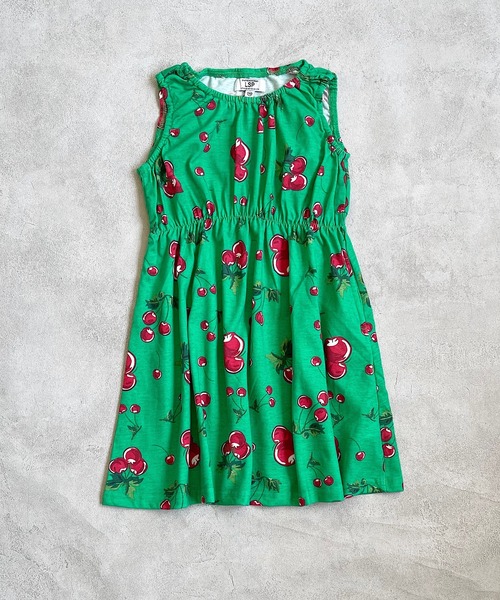 Life Support Products（ライフサポートプロダクツ）の「タンクトップ総柄ワンピース（80～150cm）（ワンピース・キッズ・ライトグリーン/マルチ/ラベンダー・90/100/110/120/80/130/95/140/150）」の2枚目の写真