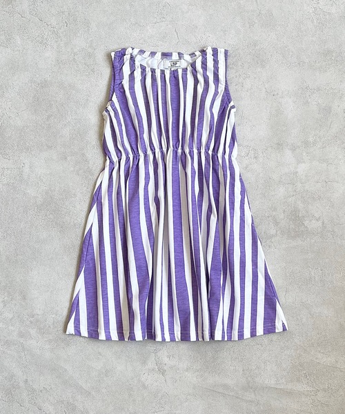 Life Support Products（ライフサポートプロダクツ）の「タンクトップ総柄ワンピース（80～150cm）（ワンピース・キッズ・ライトグリーン/マルチ/ラベンダー・90/100/110/120/80/130/95/140/150）」の7枚目の写真