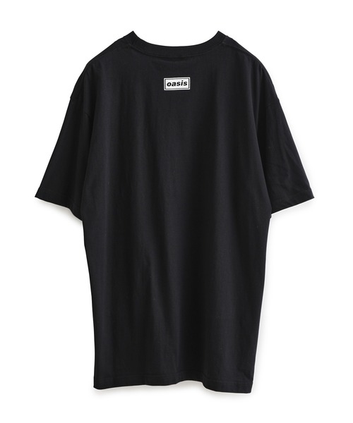 ADAM ET ROPE ブラック フレアTシャツ ADAM ET ROPE'（アダムエロペ）の「【OASIS × 10 CULTURE