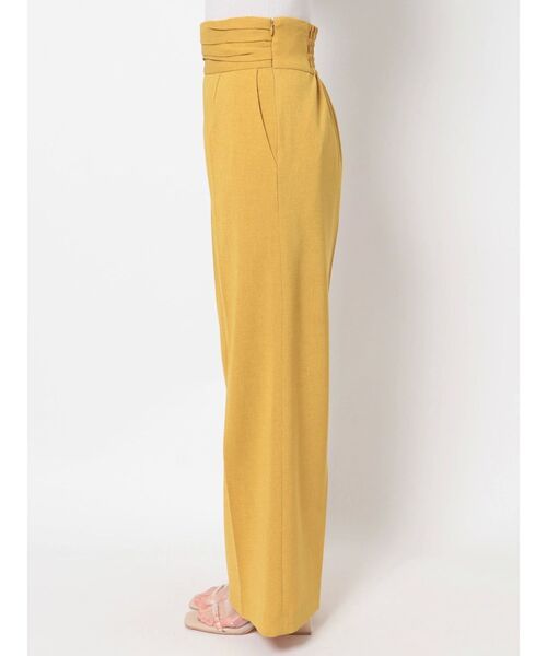 LAGUNAMOON（ラグナムーン）の「ウエストタックサマーパンツ（その他パンツ・レディース・イエロー/ブラウン/ベージュ・SMALL/MEDIUM）」の5枚目の写真