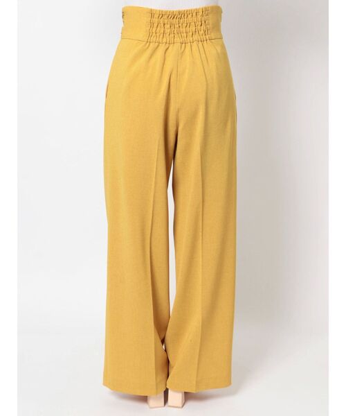 LAGUNAMOON（ラグナムーン）の「ウエストタックサマーパンツ（その他パンツ・レディース・イエロー/ブラウン/ベージュ・SMALL/MEDIUM）」の6枚目の写真