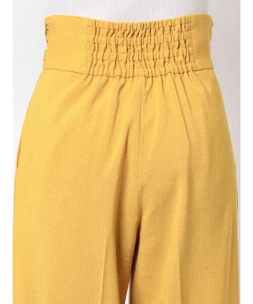 LAGUNAMOON（ラグナムーン）の「ウエストタックサマーパンツ（その他パンツ・レディース・イエロー/ブラウン/ベージュ・SMALL/MEDIUM）」の8枚目の写真