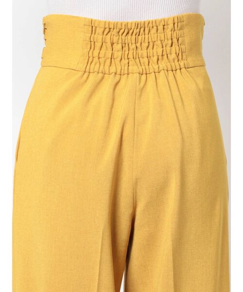LAGUNAMOON（ラグナムーン）の「ウエストタックサマーパンツ（その他パンツ・レディース・イエロー/ブラウン/ベージュ・SMALL/MEDIUM）」の18枚目の写真