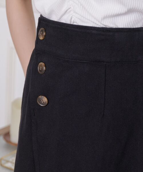 ems excite(エムズエキサイト)の「ラップミニSK(スカート・レディース・ブラック/ナチュラル/ケミカルウォッシュ・FREE)」の19枚目の写真