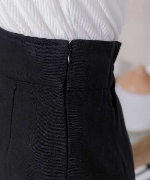 ems excite(エムズエキサイト)の「ラップミニSK(スカート・レディース・ブラック/ナチュラル/ケミカルウォッシュ・FREE)」の6枚目の写真