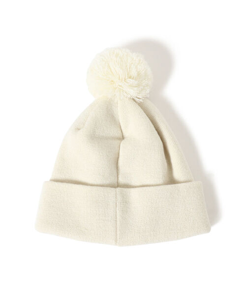 BEAMS BOY（ビームスボーイ）の「NEW ERA × BEAMS BOY / 別注 ポン ニット ワッチキャップ（ニットキャップ/ビーニー・レディース・バーガンディー/ネイビー/アイボリー・FREE）」の16枚目の写真