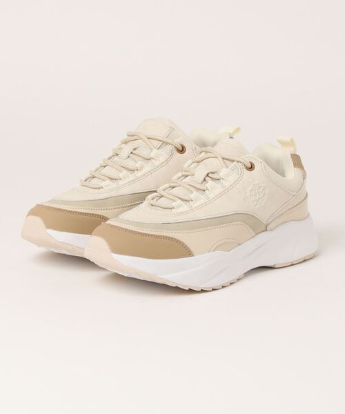 earth music&ecology（アースミュージックアンドエコロジー）の「《earth music&ecology》アースダットスニーカー EM-351（スニーカー・レディース・ホワイト/ブラック/ベージュ/ピンク系その他/グレー・LL/S/M/L）」の5枚目の写真