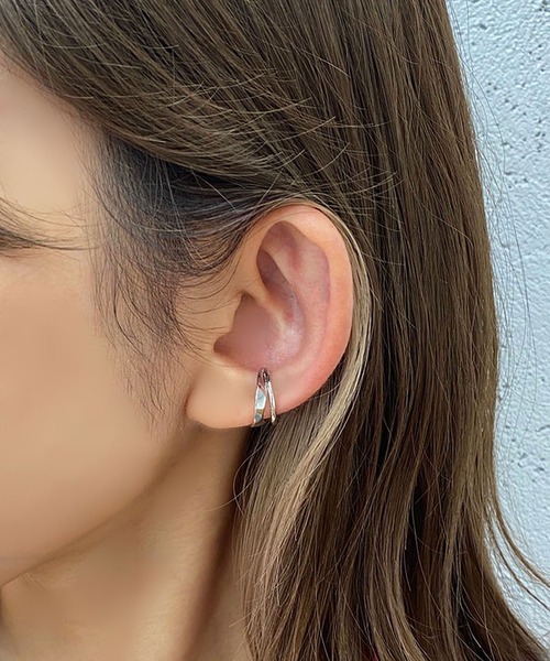 apres jour mignon(アプレジュールミニョン)の「【apresjour mignon×ARIAZ】ダブルライン2セットイヤカフ(イヤーカフ・レディース・シルバー/ゴールド・ONESIZE)」の3枚目の写真